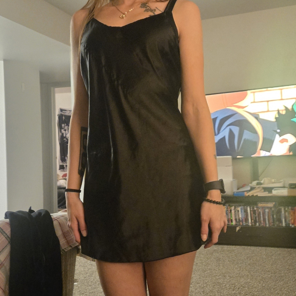Elegant Black Chemise